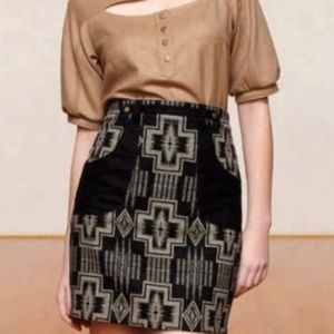 Anthro- Pendleton Portland Collection Skirt